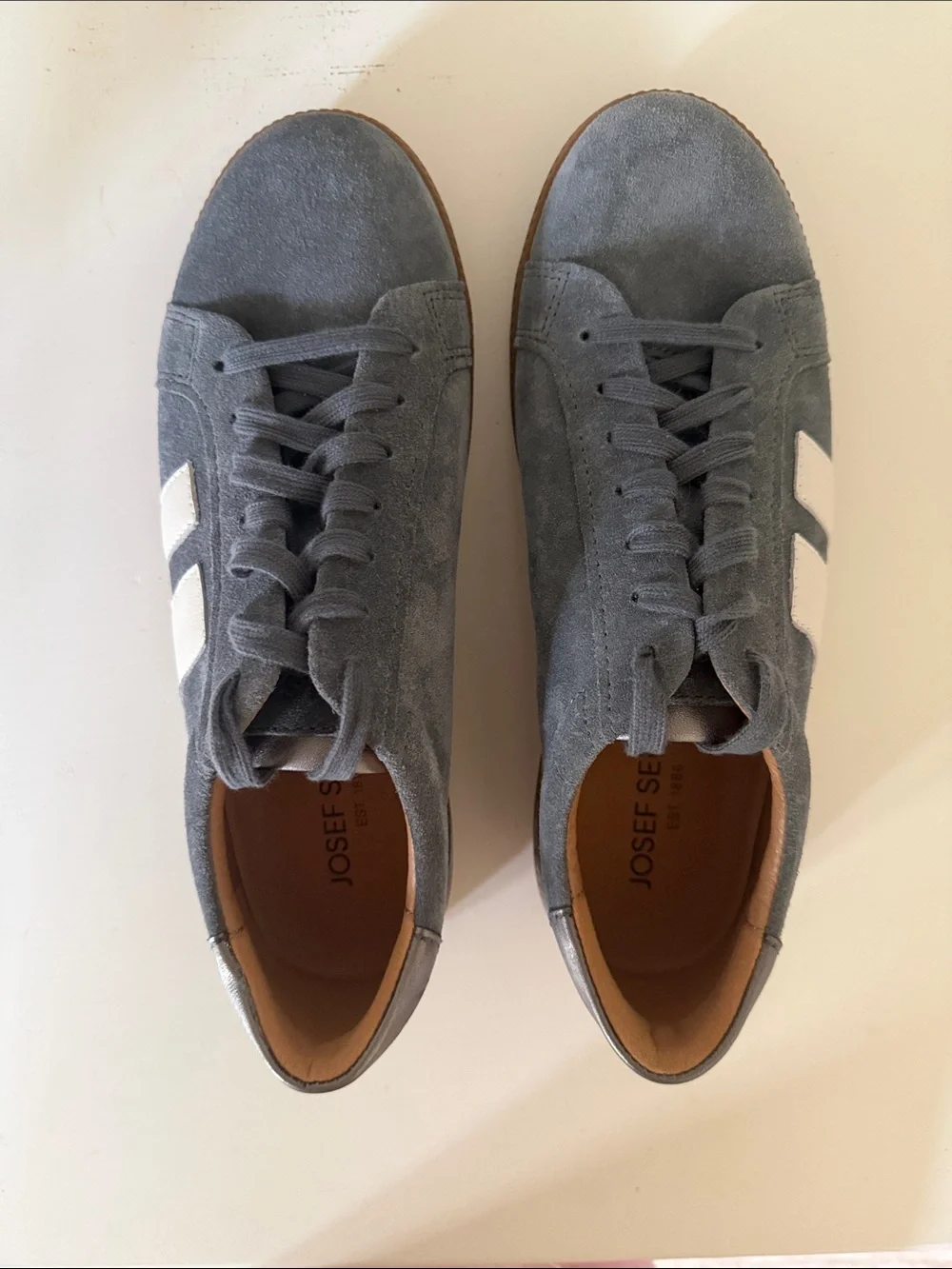 JOSEF SEIBEL JOLENE 04 ASPHALT SNEAKER NWOT SZ 38 / 7.5 $72
